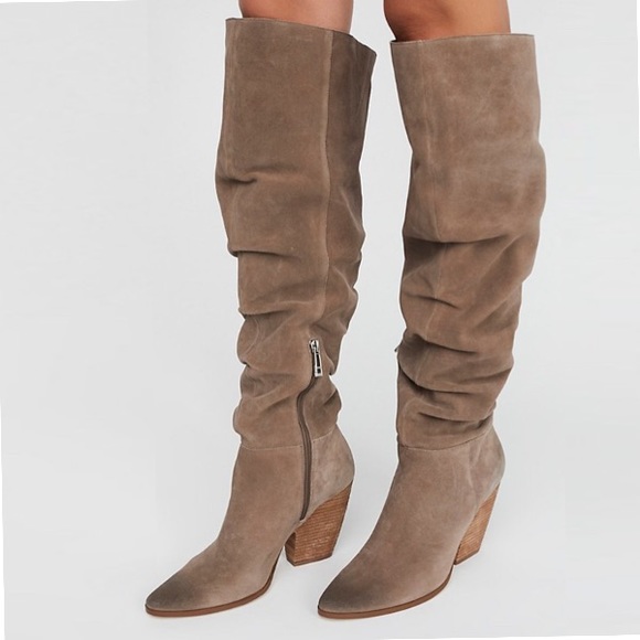FREE PEOPLE Jessie Over the Knee Slouch BOOTS NEW - Picture 2 of 8